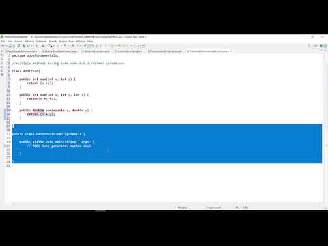 What Is Method Overloading Static Binding Complile Time Polymorphism Core Java For Beginners Oops