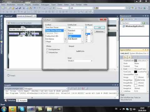 Visual Basic Tutorial #3 (Link Label Integrierren by Silverdrain)