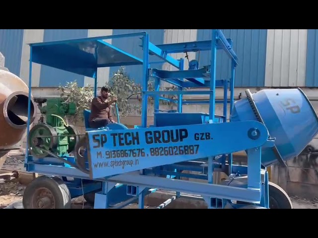 Concrete Lift Machine - Two Channel Lift Concrete Mixer Manufacturer ...