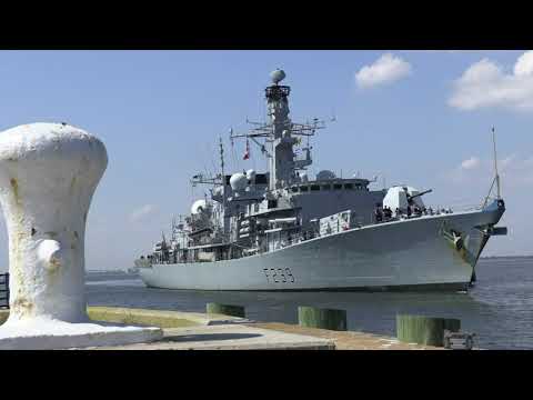 British Royal Navy visits Norfolk