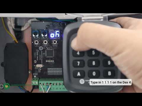 Pairing Dex4 to Premier SW24 Swing Gate Controller