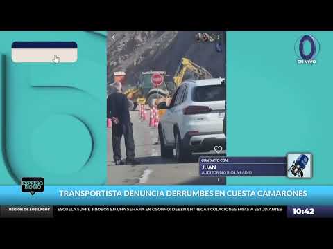 Entrevista Bio Bio - Peligro de derrumbes en cuesta Camarones, Arica 23/07/2025