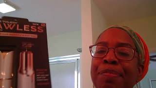 FLAWLESS Finishing Touch facial hair remover. How did it do?