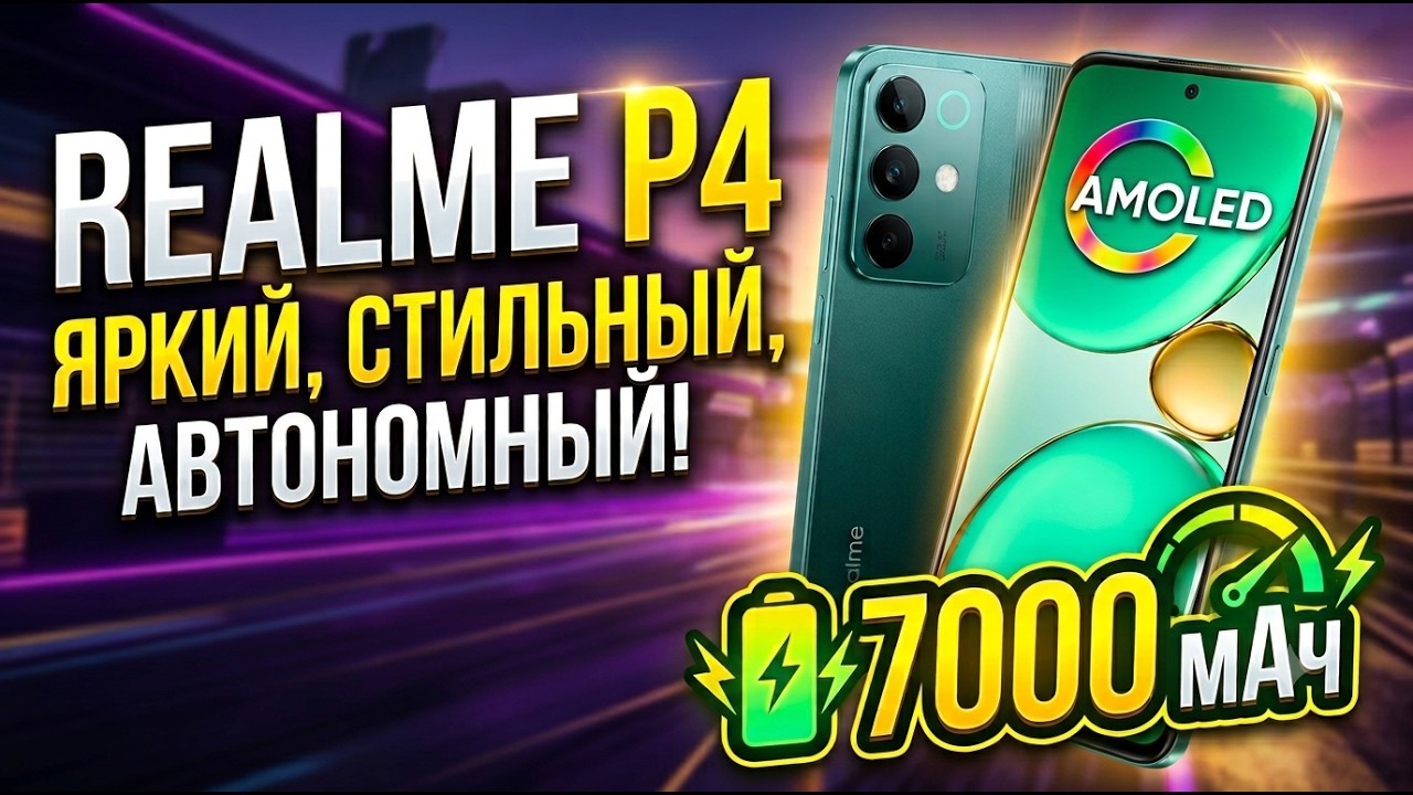 ДОСТУПНЫЙ И ВЫНОСЛИВЫЙ | REALME P4 ОБЗОР БЕЗ ВОДЫ