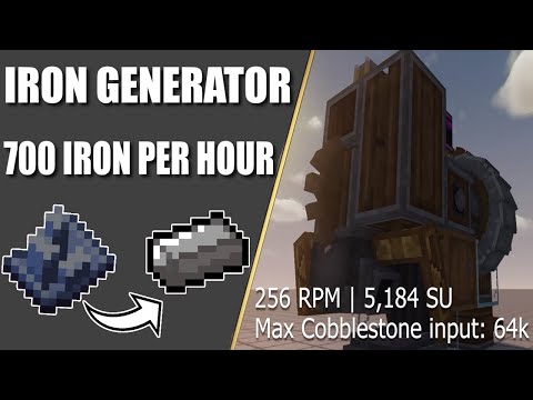 Automated Iron Production | Minecraft Create Mod Schematic Download