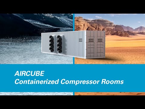 AIRCUBE Containerized Compressor rooms