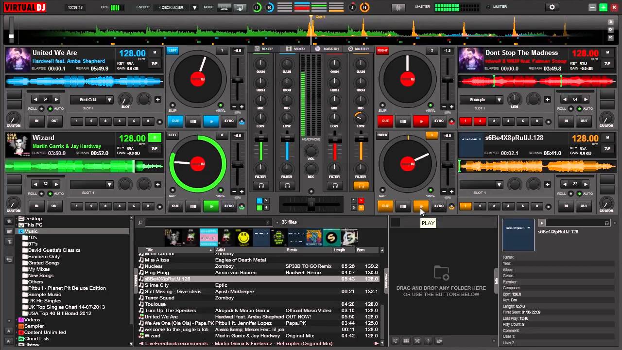 Virtual DJ Live Mashup