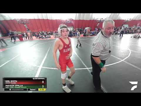 98 Lbs Quarterfinal - Ivel Smith, Kraus Trained Vs Mayson Spalla, First There Training Facility 0d