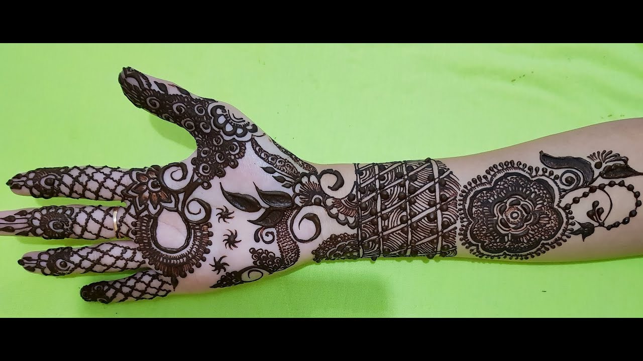 Easy Mehndi Design | Full Hand