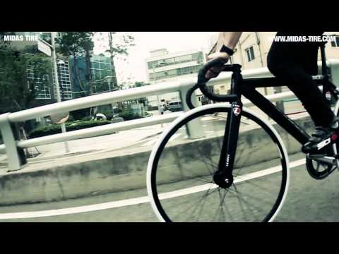 MIDAS Bicycle TIRE - riding & no puncture test 1부(마이다스 타이어)