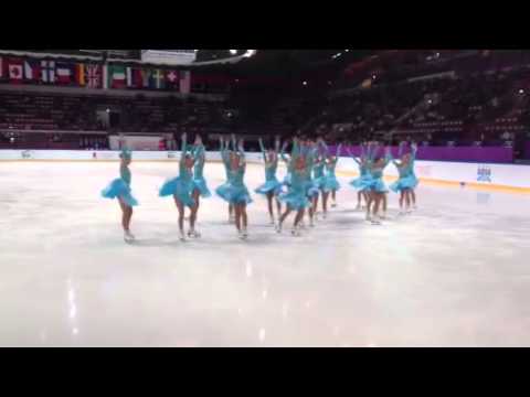 Team Finland 1 Long Program ISU World Junior Synchronized S