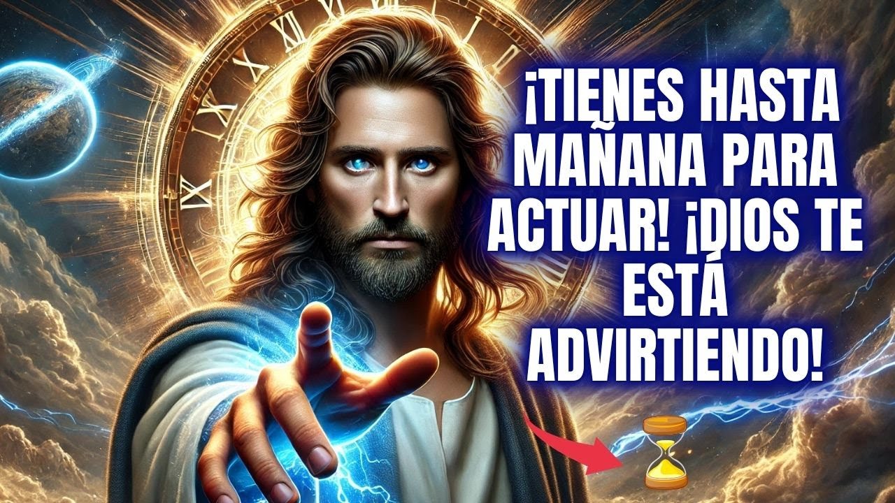 ¡URGENTE! ¡TIENES HASTA MAÑANA PARA ACTUAR! ¡DIOS TE ESTÁ ADVIRTIENDO!