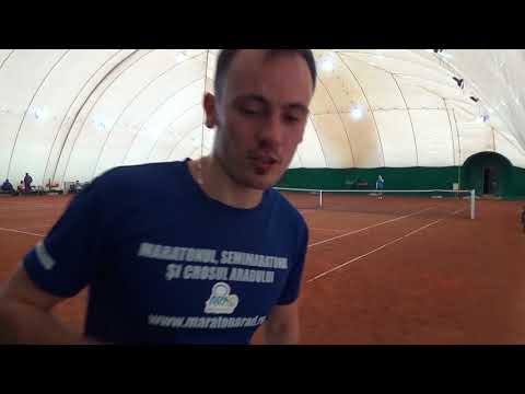 Primul meu Turneu Oficial cu Federatia Romana de Tenis la Oradea - La seniori 10.02.2018