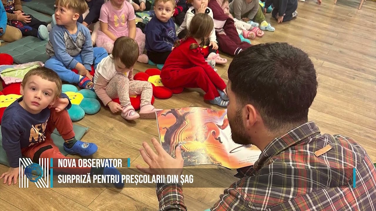 Surpriză pentru preșcolarii din Șag