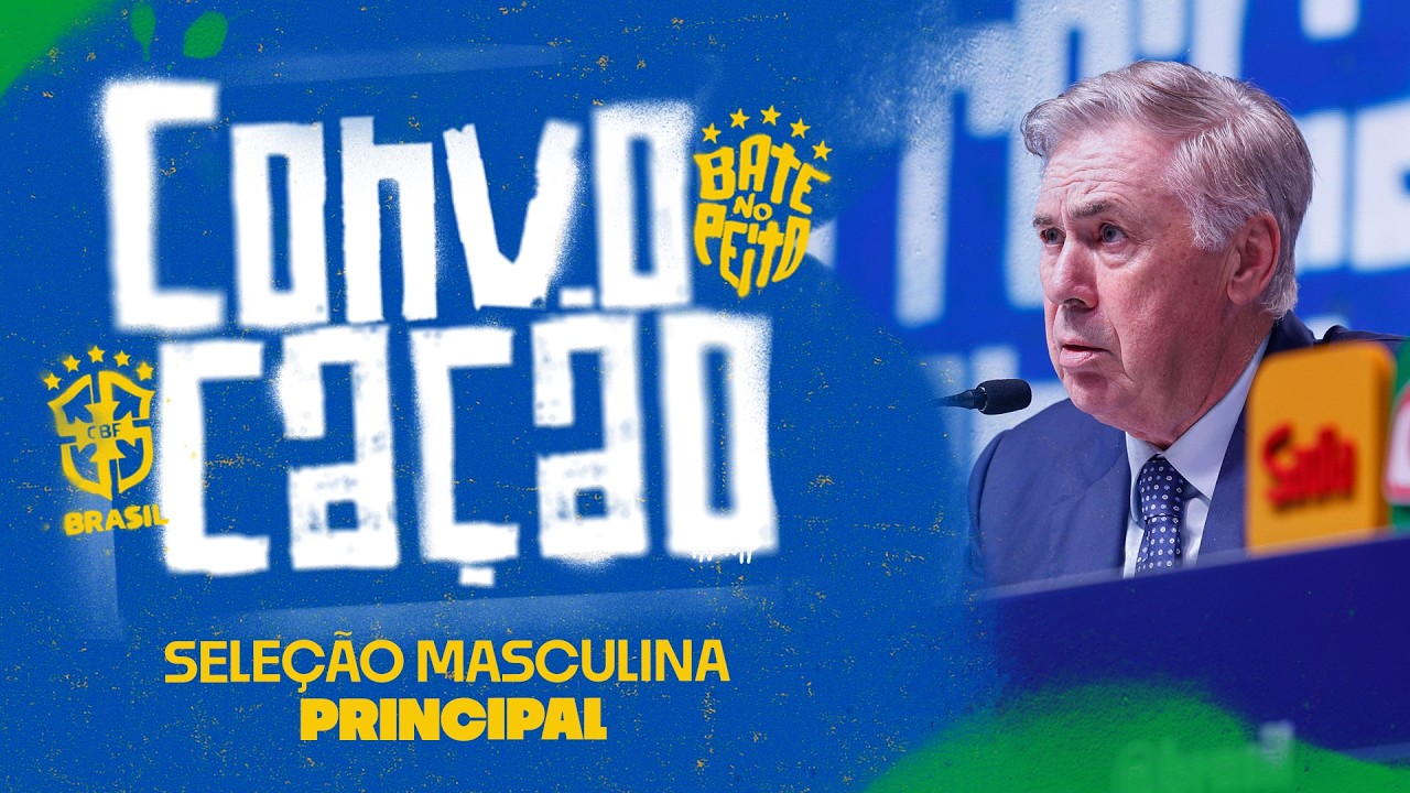 AO VIVO: CONVOCAÇÃO DA SELEÇÃO BRASILEIRA MASCULINA PRINCIPAL - 29/10/26