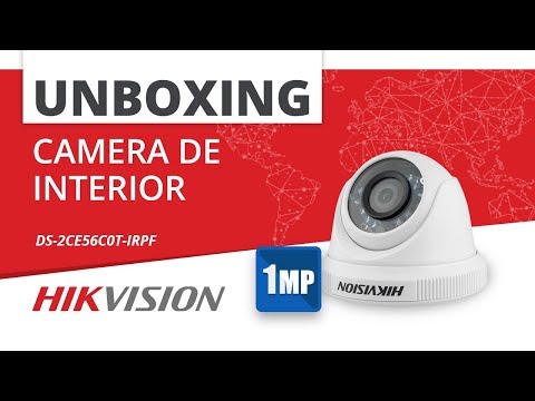 UNBOXING - Camera supraveghere dome de interior Hikvision DS-2CE56C0T-IRPF