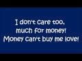 Can't Buy Me Love - Big Time Rush - Lyrics ...