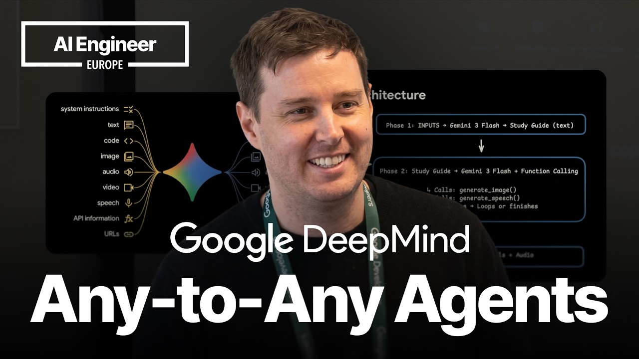 Any-to-Any: Building Native Multimodal Agents - Patrick Löber, Google DeepMind
