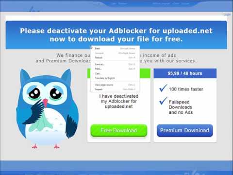 How to Stop Content Lockers (Uploaded.net and other AdBlock Blockers Bypass) Ad-Block AdBlockPro ABP