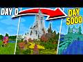 5000 Days From Start To Art In Hardcore Minecraft FULL MOVIE