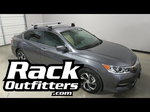 Honda Accord 4 Door with Rhino-Rack 2500 Vortex Roof Rack Crossbars