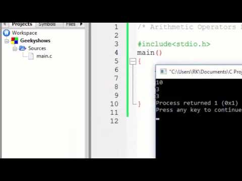 15 Arithmetic Operators Division and Modulus in C Programming Hindi