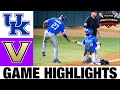 #2 Kentucky vs Vanderbilt Highlights |  NCAA Baseball Highlights | 2024 College Baseball