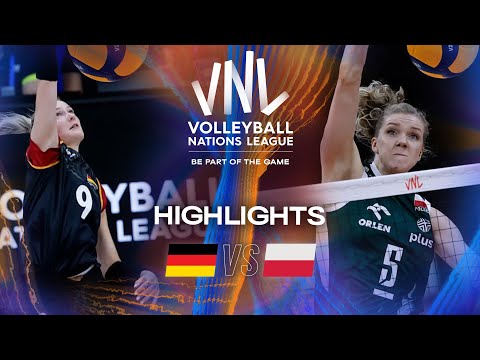 Germany 🇩🇪 vs. Poland 🇵🇱 - Highlights | Week 2 | Women's VNL 2025