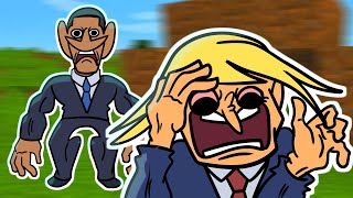 Cover art for US Presidents Play Minecraft but it's animated