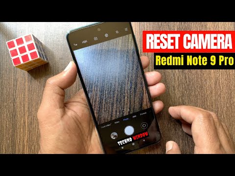 Restore Camera's default settings || Reset Camera settings || Redmi Note 9 Pro