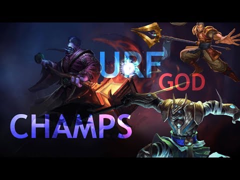Broken URF Champions | League of Legends All Random Ultra Rapid Fire