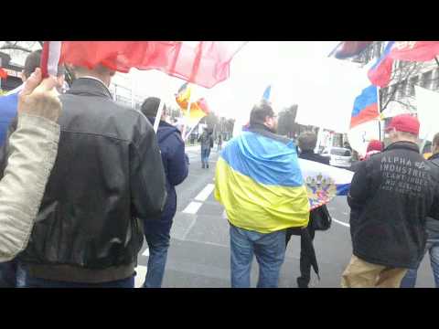 Solidaritätskundgebung für Russland am 16.03.2014 in Berlin