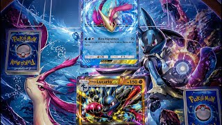 Pokémon TGC Pocket - Mega Milotic Vs Mega Lucario