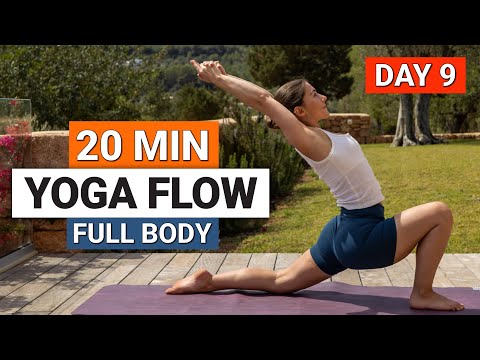 20 Min Full Body Yoga Flow | Day 9 - 30 Day Improvers Yoga Challenge