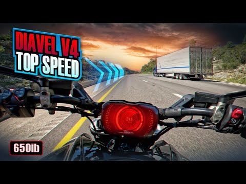 2024 Ducati Diavel V4 Akrapovic Exhaust | TOP SPEED!