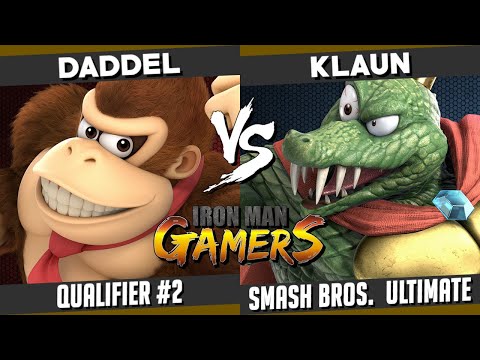 Daddel (DK) vs. Klaun (King K Rool) - Smash Bros. Ultimate - Qualifier #2 - Iron Man Gamers