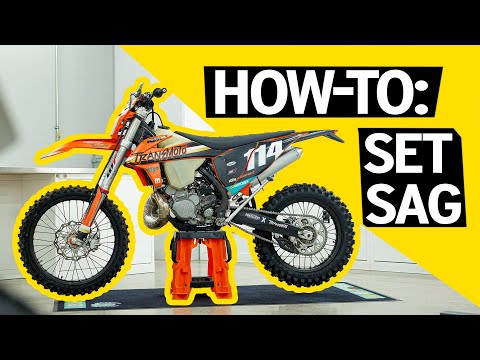 Dirt Bike Tech Tips/How-To: Set Rider & Static Sag