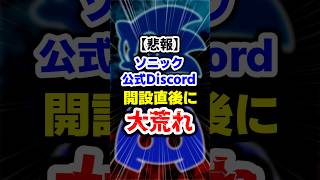 【悲報】ソニック公式Discord、開設数時間で大荒れ→ほぼ封鎖される事態に…