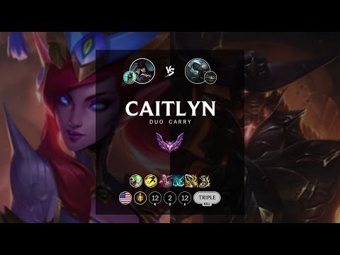 Caitlyn ADC vs Senna - NA Master Patch 12.12