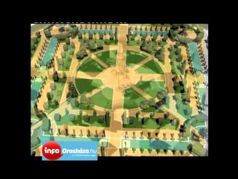 Orosháza új Főtere (látványterv)