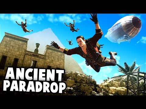 Epic PARADROP From AIRSHIP to fight ANCIENT ZOMBIES! (Strange Brigade Gameplay)