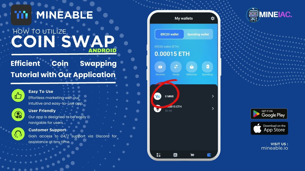 Efficient Coin Swapping Tutorial with Our Application