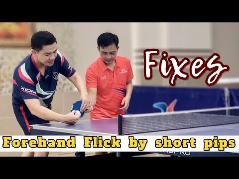 Ti Long guide and fix Forehand Flick by short pips | personal training