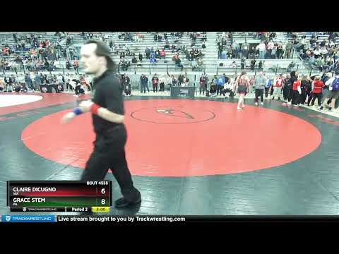 65 Lbs Cons. Semi - Claire DiCugno, WA Vs Grace Stem, PA 2dea