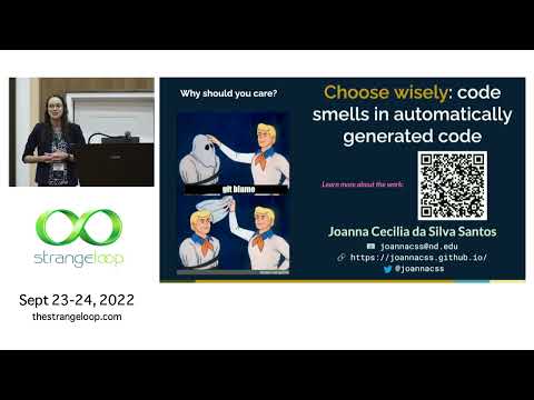 "Choose Wisely: Code Smells in Automatically Generated Code" by Joanna Cecilia da Silva Santos