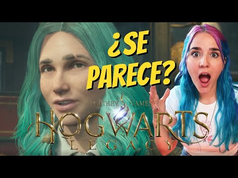 ASÍ ME VEO EN HOGWARTS LEGACY -  Creando mi personaje con CABELLO AZUL ¿Se parece?