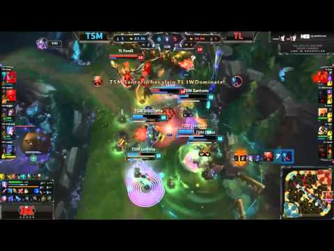 Bjergsen Fails Again As TSM Is Flattened By Team Liquid - 2015 NA LCS Summer