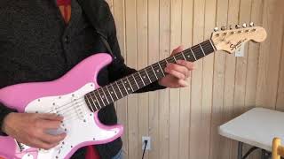 Video thumbnail for Playing a Pink Fender Squier Mini Stratocaster by mattoverse