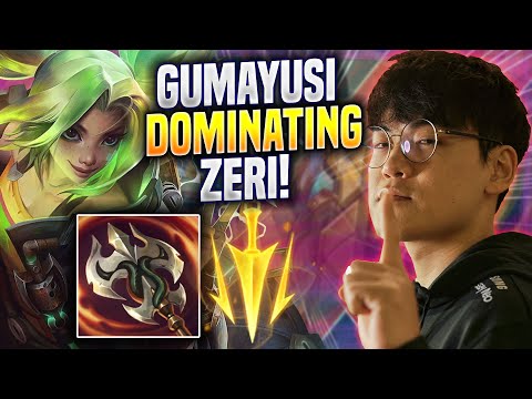 GUMAYUSI DOMINATING WITH ZERI! - T1 Gumayusi Plays Zeri ADC vs Kai'sa! | Preseason 2023