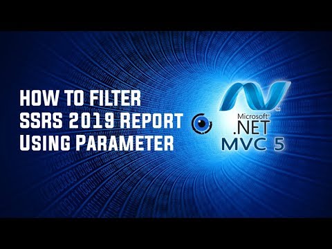 How To Filter SSRS 2019 Report Using Parameter | DenRic Denise